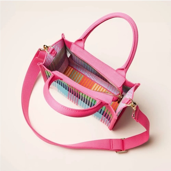Kate Spade Pink Crossbody Bag with Geometric Design - Picture 3 of 5